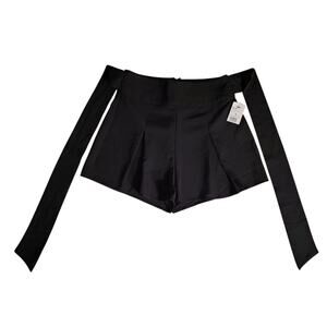 SKORT, Haute Mode, Size Small, Women's High Waist Shorts, Black, NEW NWT